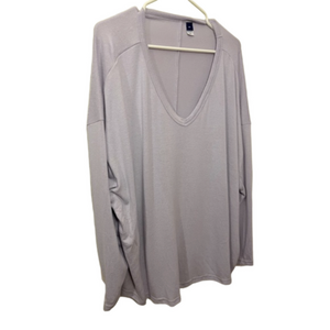 3x- Never worn old navy long sleeved light purple soft athleisure top